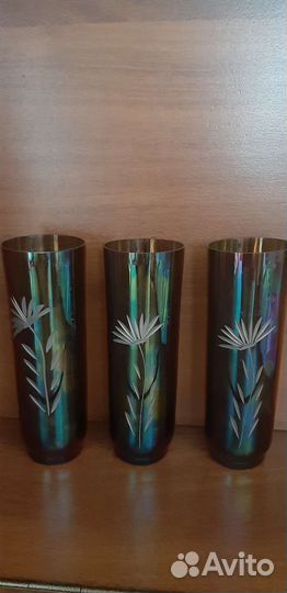 Стакан 3 штуки перламутр