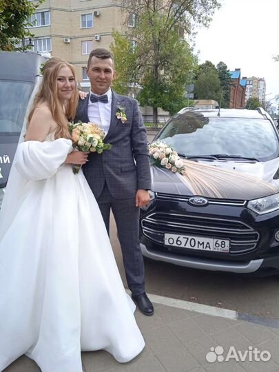 Свадебные украшения на машину. Аренда