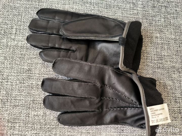 Мужские кожаные перчатки 9