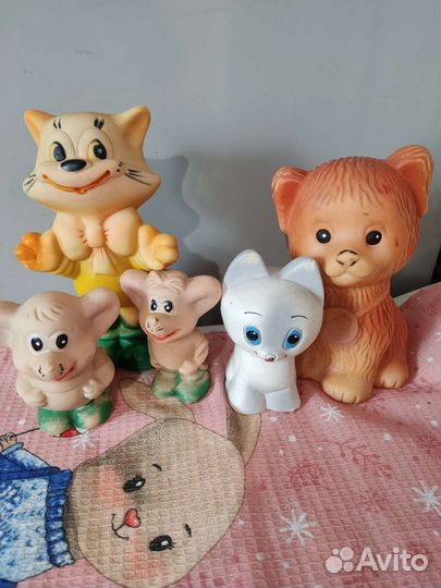 Резиновые игрушки, Леопольд, котенок Гав СССР