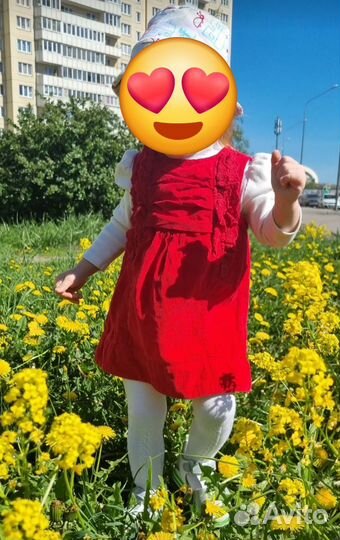 Платье для девочки 80