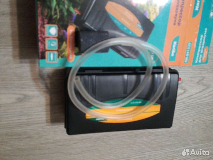 Компрессор воздушный для аквариума на батарейках