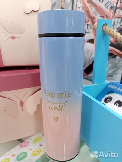 Термос с датчиком температуры