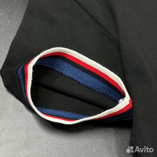 Поло Lacoste черное