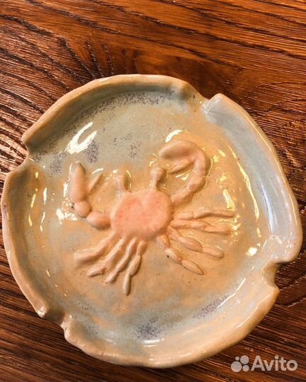 Пепельница керамическая ручной работы