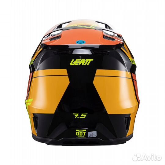 Эндypo Шлем Leatt Moto 7.5 Неlmеt Кit Сitrus 2024