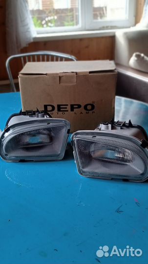 Комплект противотуманок на Mercedes 210w новые
