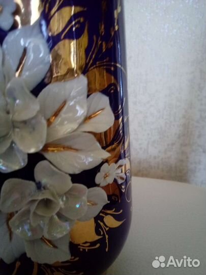 Ваза кобальт СССР