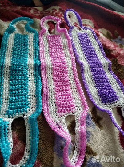 Мочалка ручной работы