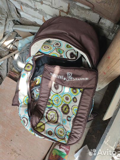 Люлька переноска, стульчик для кормления и манеж