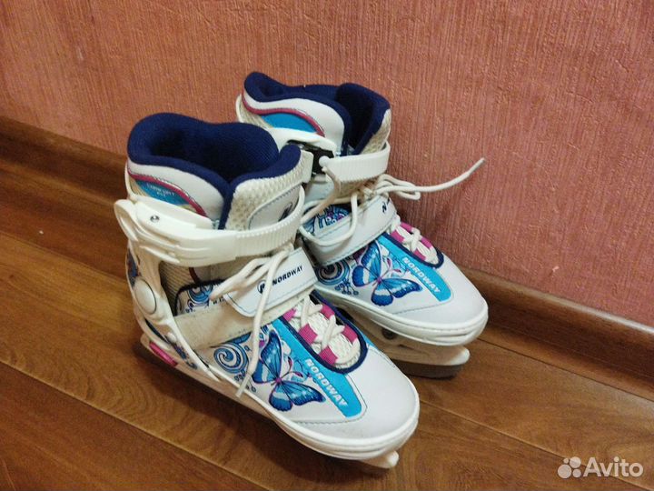 Коньки детские раздвижные 27-30