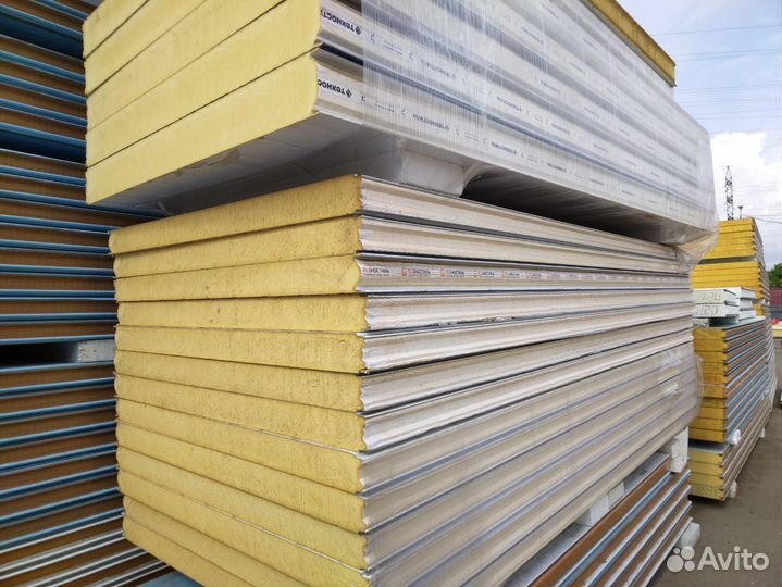 Сэндвич панели 15000 м2 в наличии