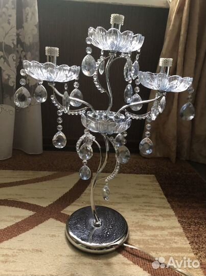 Напольный светильник хрусталь Германия