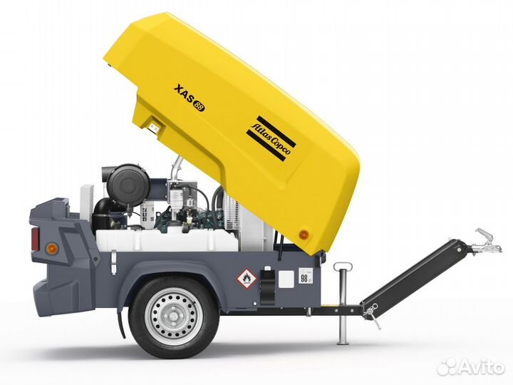 Дизельный компрессор Atlas Copco XAS 88 KD