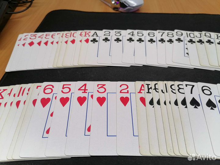 2 колоды карт Bicycle Standard синие Ohio