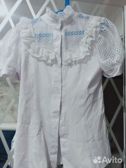 Блузки школьные на 8-11 лет