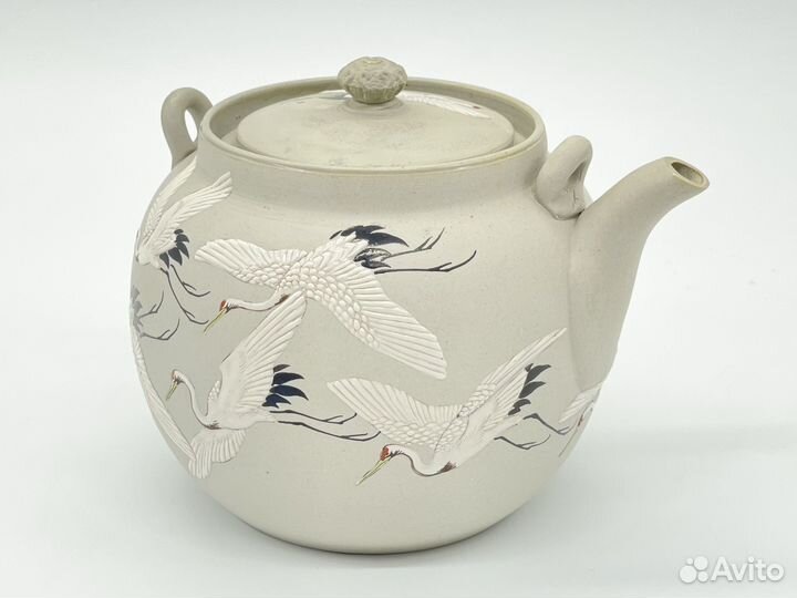 Чайник Япония мастерские Банко 19 век фаянс