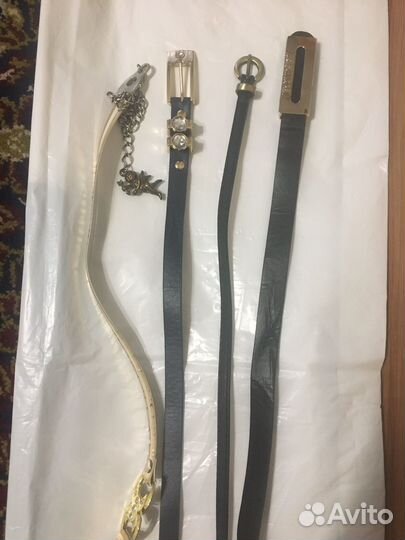 Ремни и пояс