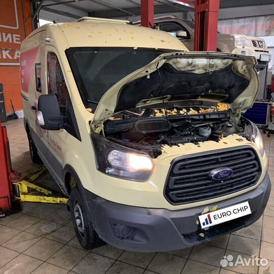 Чип тюнинг Ford Transit 2.4 tdci VII 100 лс