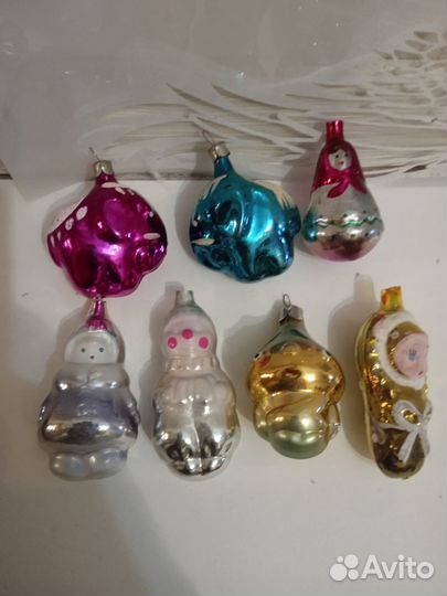 Елочные игрушки СССР