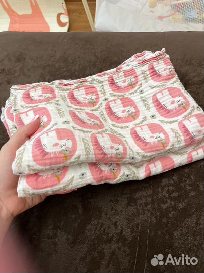 Муслиновые пеленки 2 шт