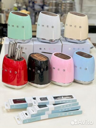 Подставка для ножей smeg