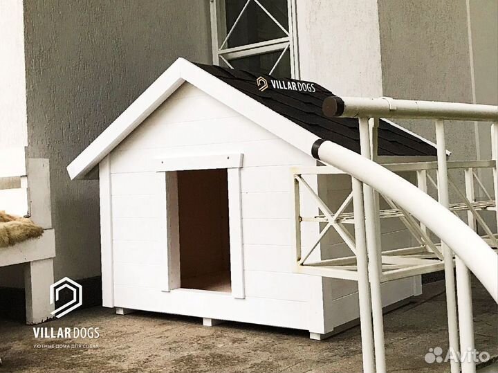 Утепленная будка для собаки с подогревом