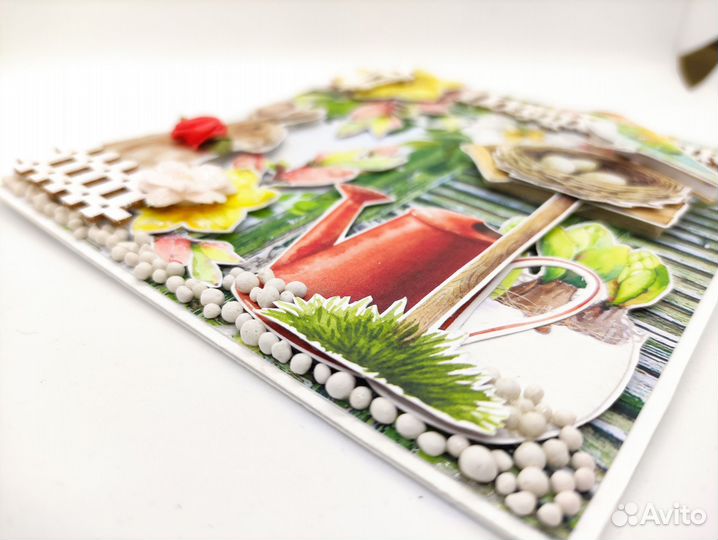 Открытка ручной работы 