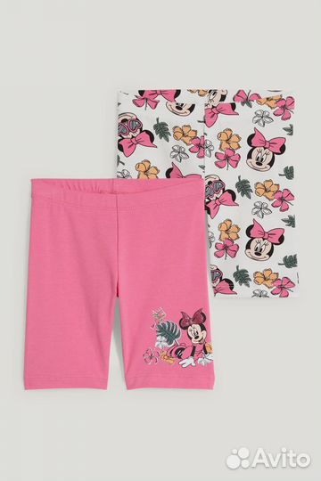 Велосипедки капри на девочку новые с Минни C&A