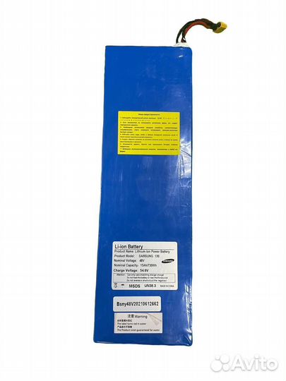 Аккумулятор 48V 15ah/720Wh 33*10*6