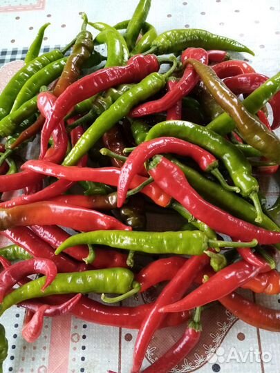 Кабачки, перчик острый