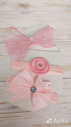 Повязка бантик на голову