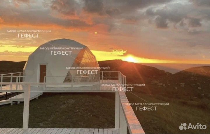 Шатер купольный для ресторанов и кафе