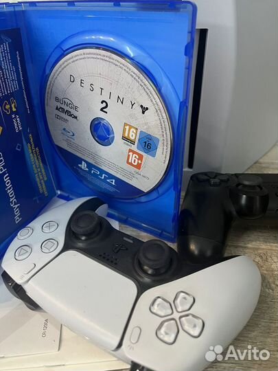 Sony Ps5 с дисководом 2 гейм 450 игр