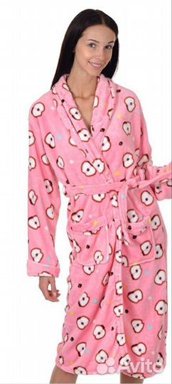 Халат махровый женский