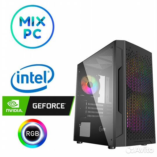 Компьютер i3 10100F + GTX1630