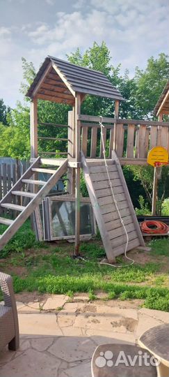 Детская деревянная площадка