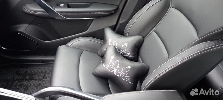 Автомобильные подушки под шею с принтом-картинкой