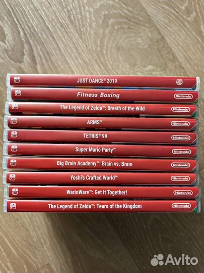 Картриджи nintendo switch