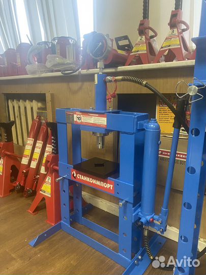 Пресс гидравлический 10 тонн SD0802 настольный