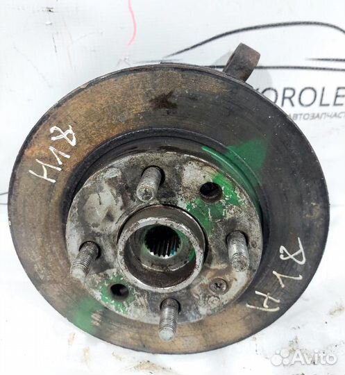 Кулак поворотный передний правый Aveo (T250) 2005