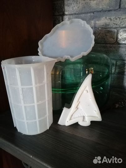 Молд Ёлочка и подстаканник мерный стакан