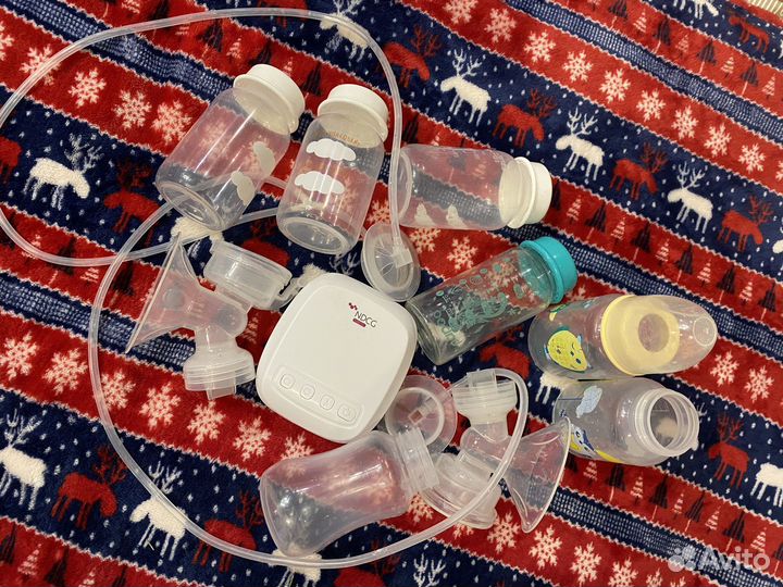 Молокоотсос электрический двойной medela