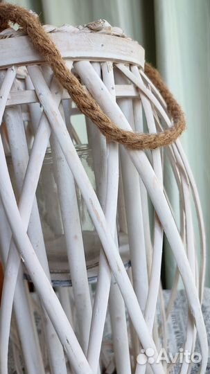 Подсвечник плетеный