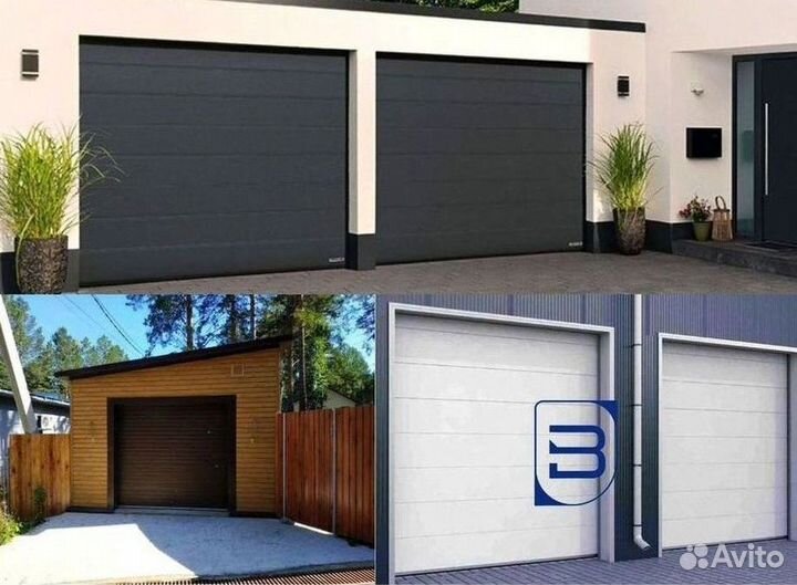 Секционные гаражные ворота на заказ