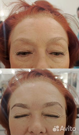 Модель на брови