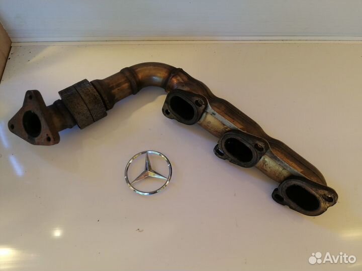 Выпускной коллектор левый Mercedes 642