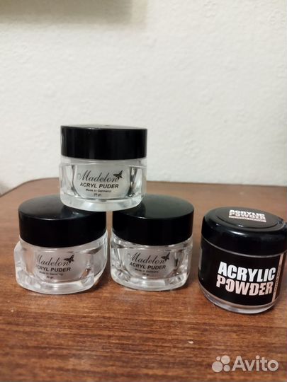 Акриловая пудра для наращивания ногтей
