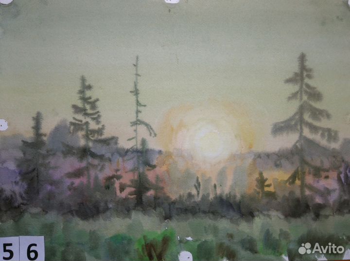 Акварель. Пейзажи, натюрморты