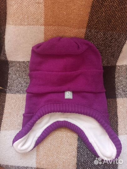 Зимняя шапочка на девочку Reima